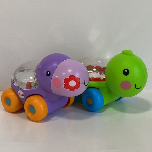 FISHER PRICE POPPITY POP TURTLE AND HIPPO - Picture 3 of 16